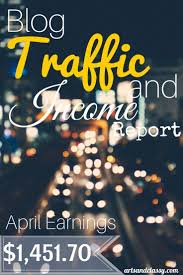Blog Traffic And Income Report How I Made 1 451 70 In April Arts And Classy Blog Traffic Income Reports Blog Income