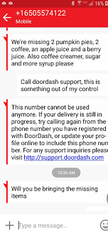 Somehow The Customer Is Still Able To Text Me Despite The Delivery Completing Doordash