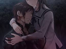 Anime Girl Hugging Boys Arm Their only defense is a dead body. anime girl hugging boys arm