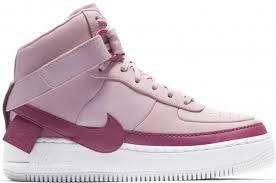 Additionally, the classic nike sportswear logo that usually appears on the tongue is placed on the heel to finalize the customized look. Nike Air Force 1 Jester High Xx Plum Chalk True Berry W Ar0625 501