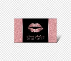Gorgeous, trendy and unique business cards for makeup artists. Make Up Artist Business Cards Cosmetics Business Card Design Beauty Parlour Design Label Cosmetics Fashion Png Pngwing