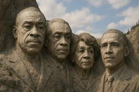 Some People think this should be the New Mount Rushmore. Obama, George  Floyd, Al Sharpton and Maxine Waters. What should be the full name of this  mountain?