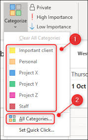 How To Color Code Outlook Calendar Events Using Categories In 2020 Outlook Calendar Microsoft Outlook Calendar Event Calendar