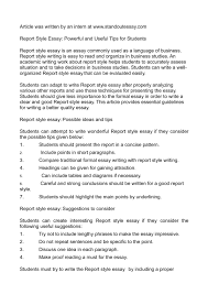 Maybe you would like to learn more about one of these? Calameo Report Style Essay Powerful And Useful Tips For Students