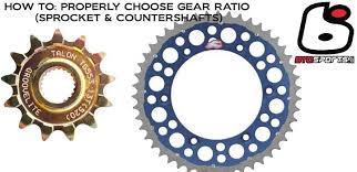 how to choose the right gear ratios sprockets