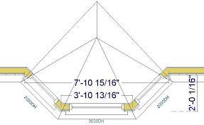 The starting pitch is 3/12 and the ending pitch is 16/12. Bay Window Roof Framing Detail House Plans 80024
