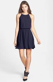 Lush Blouson Chiffon Skater Dress Juniors Nordstrom Fashion Short Bridesmaid Dresses Affordable Bridesmaid Dresses
