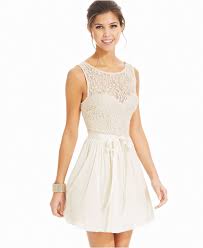 Black And White Dresses Juniors Speechless Juniors Dress Sleeveless Lace Illusion Juniors Dresses Macy S Semi Formal Dresses For Teens Junior Dresses Dresses For Teens