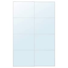 Auli Schiebeturpaar Spiegelglas Ikea Osterreich In 2020 Sliding Doors Glass Mirror Mirror Door