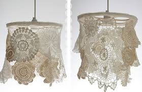 Dantelden Avize Yapimi Ve Dantelli Avize Modelleri Avize Dantel Abajur
