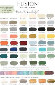 fusion mineral paint colour chart paint and patterns in