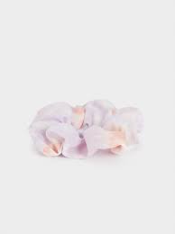 Pull up hair into a pretty ponytail for the office and casual weekend style with our collection of elastics, shimmer ribbons and scrunchies. Tie Dye Scrunchie Bright Multicolor Woman Hair Accessories Parfois Com
