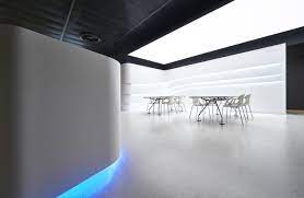镶板吊顶 philips onespace luminous ceiling by philips large luminous surfaces room acoustics design commercial design