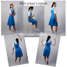 Baju bulan sabit merah dan baju pengakap. Phd School Uniform Waist 25 Length 36 With Bib 12 5 Or 13 Phd Secondary School Pinafore Turquoise Baju Seragam Sekolah Menengah Perempuan