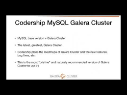 Need help looking for these episodes. Galera Cluster For Mysql The World S Most Advanced Open Source Database Cluster