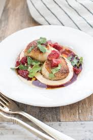 Maybe you would like to learn more about one of these? Sweetheart Scallops With Brown Butter Miso Aioli And Blood Orange Vinaigrette Stephanie Izard