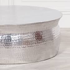 Here, your favorite looks cost less than you thought possible. Aluminium Round Hammered Metal Coffee Table Furniture La Maison Chic Luxury Interiors