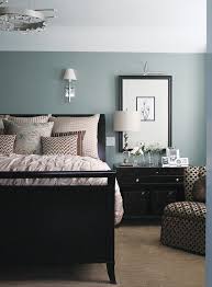 I Wish I Knew What Blue This Was But Either Way Good Example Of Blue Green Wall With Dark Furniture And White Ceil Traditional Bedroom Remodel Bedroom Home