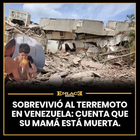 😢 TESTIMONIO DRAMÁTICO DE NIÑO RESCATADO DEL TERREMOTO EN VENEZUELA Las  labores de rescate en el estado La Guaira, Venezuela, continúan tras el  devastador terremoto que dejó a miles atrapados entre los
