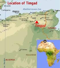Map Showing The Location Of Timgad World Heritage Site Algeria The Garrison Town At The F Unesco World Heritage Site World Heritage Sites Ancient World Maps