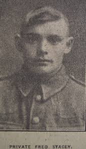 Burnley Roll of Honour Pte Fred Stacey