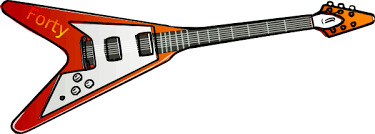 Vector Clip Art Online Royalty Free Public Domain Flying V Guitar Flying V Guitar Vector