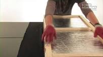 How To Make A Rockwool Sound Absorber / Acoustic Panels - Part 3 Fabric