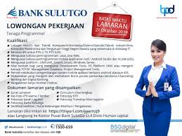 Apakah bisa mengajukan npwp walau tidak memiliki. Lowongan Tenaga Programmer Berita Dan Informasi Bs Bank Sulutgo