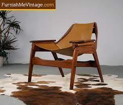 Lumisource vintage mod accent chair: Restored Mid Century Modern Jerry Johnson Sling Chair