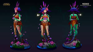 Artstation Neeko The Curious Chameleon Ingame Model League Of Legends Daniel Orive Chameleon Art League Of Legends League Of Legends Characters