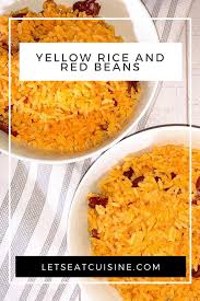 Yellow Rice And Red Beans Recipe Red Beans Yellow Rice Yellow Rice Recipes
