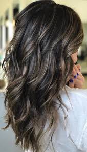 Here are 31 gorgeous hair highlights for black hair—from black hair with blonde highlights to blue highlights on a black base—to consider. 37 Hair Colour Trends 2019 For Dark Skin That Make You Look Younger Luces En Cabello Castano Cabello Castano Con Reflejos Iluminacion De Cabello
