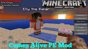 Descarga custom npcs mod para minecraft, un mod con el que dar auténtica vida a los aldeanos y crear alucinantes historias. Interact With Npcs In 0 14 0 Comes Alive Pe Mod Showcase Minecraft Pe Pocket Edition Youtube