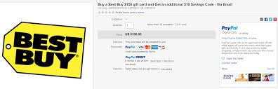 Hurry Price Mistake 150 Bestbuy Gift Card And 10 Off Code For Only 100 Shipped Via Ebay Daily Deals Dansdeals Com