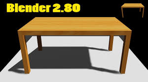 Need to update a sofa table in your home? Blender 2 8 Tutorial Modeling And Texturing Wood Table Youtube