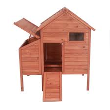 The chicken coop measures 8′ wide in the bottom. Aleko Dxh002 Raised Fir Wood Chicken Coop Rabbit Hutch 44 X 30 X 48in Walmart Com Walmart Com