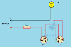 One gang two way switch wiring. Staircase Wiring Circuit Diagram Working