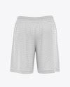 Download Basketball Reversible Mesh Short Mockup Back View In Apparel Mockups On Yellow Images Object Mockups