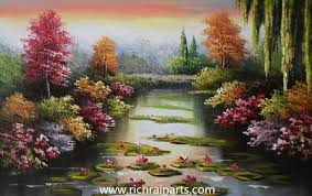China Scenery Handmade Realistic Oil Painting Wholesale Suppliers ...