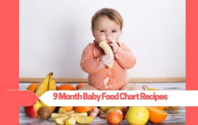 9 Month Baby Food Chart Recipes Budding Star