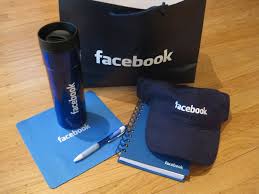 Facebook Hat Bag Mug Notebook Pen Promotional Items Marketing Company Swag Swag Ideas