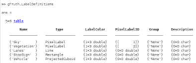 Ground Truth Label Data Matlab