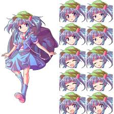 心綺楼にとり立ち絵 表情差分 はるか さんのイラスト ニコニコ静画 イラスト 立ち絵 東方 かわいい 霊夢 イラスト