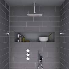 Bedre Bad Badevaerelser Energilosninger Grey Bathroom Tiles Bathroom Inspiration Shower Niche