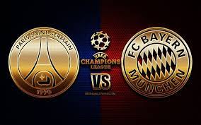 Icc 2018, bayern vs psg: Download Wallpapers Psg Vs Fc Bayern Munich 2020 Uefa Champions League Final Golden Logo Promotional Materials Champions League Final Football Match Psg Vs Bayern Munich For Desktop Free Pictures For Desktop Free