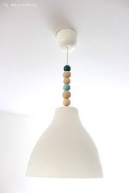 Diy Am Dienstag Ein Ikea Lampen Hack Mit Holzkugeln Ikea Lampen Ikea Diy Lampe Kinderzimmer