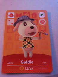 Every animal crossing amiibo card available right now. Goldie Animal Crossing Amiibo Card Animal Crossing Animal Crossing Characters New Animal Crossing