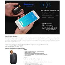 How to duplicate sim card to use on two phones? Ikos Two Active Sim Cards Adapter For Iphone Dual Sim Cards Bluetooth Adapter For Ipod Ipad Buy At A Low Prices On Joom E Commerce Platform