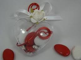 Coeur Dragees Rouge Dragees Mariage Contenant Dragees Mariage Boite Dragees Mariage