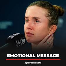 Elina Svitolina sends an emotional message regarding Ukraine from Indian  Wells to US fans! 🇺🇦 Read here 👇